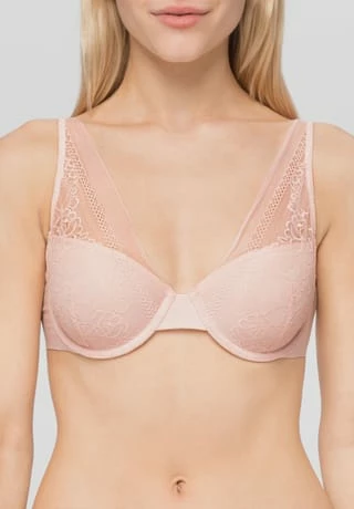 MANGUUN Bügel-BH, Spitze, Tüll, Für Damen 1504 PEACH BLUSH 6 MANGUUN Bügel-BH, Spitze, Tüll, Für Damen 1504 PEACH BLUSH – Bild 4