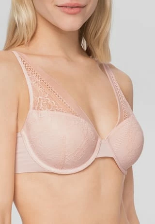 MANGUUN Bügel-BH, Spitze, Tüll, Für Damen 1504 PEACH BLUSH 7 MANGUUN Bügel-BH, Spitze, Tüll, Für Damen 1504 PEACH BLUSH – Bild 5