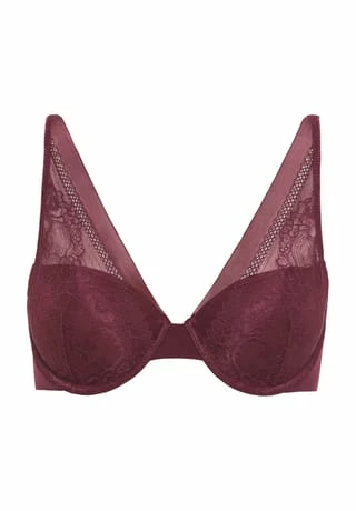 MANGUUN Bügel-BH, Spitze, Tüll, Für Damen 1522 ZINFANDEL 3 MANGUUN Bügel-BH, Spitze, Tüll, Für Damen 1522 ZINFANDEL