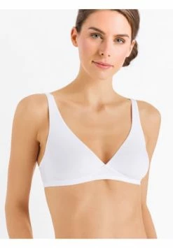 HANRO Cotton Sensation Schalen-BH, Bügellos, Verstellbare Träger, Für Damen 0101/ WHITE -SCHIESSER Shop unnamed file 30