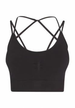 ALEX Bustier, Kreuzende Träger, Für Damen BLACK BEAUTY