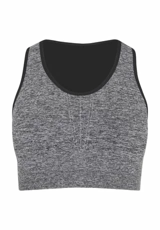 ALEX Sport-BH "Ella Medium Impact", Weich, Kreuzrücken, Für Damen MED GREY MEL 3 ALEX Sport-BH "Ella Medium Impact", Weich, Kreuzrücken, Für Damen MED GREY MEL