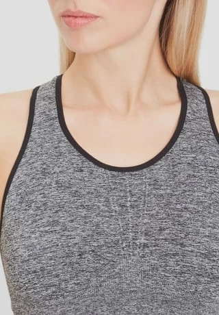 ALEX Sport-BH "Ella Medium Impact", Weich, Kreuzrücken, Für Damen MED GREY MEL 4 ALEX Sport-BH "Ella Medium Impact", Weich, Kreuzrücken, Für Damen MED GREY MEL – Bild 2