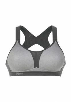 Anita® Sport-BH, Atmungsaktiv, Für Damen Hellgrau Meliert/ Anthrazit