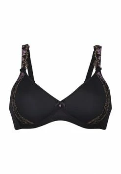 ROSA FAIA Colette Soft-BH, Spacerschale, Spitzen-Applikation, Für Damen Schwarz