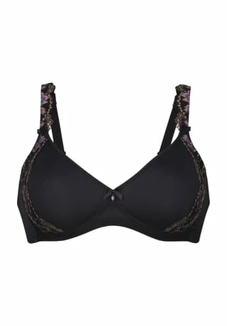 ROSA FAIA Colette Soft-BH, Spacerschale, Spitzen-Applikation, Für Damen Schwarz 3 ROSA FAIA Colette Soft-BH, Spacerschale, Spitzen-Applikation, Für Damen Schwarz