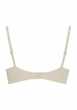 Calvin Klein T-Shirt-BH, Vorgeformte Cups, Bügel, Unifarben, Für Damen Beige -SCHIESSER Shop unnamed file 426