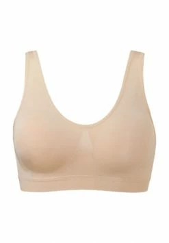 SCHIESSER Seamless Light Bustier, Nahtlos, Herausnehmbare Pads, Für Damen C4 410 NUDE