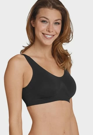 SCHIESSER Seamless Light Bustier, Nahtlos, Herausnehmbare Pads, Für Damen C0 000 SCHWARZ 6 SCHIESSER Seamless Light Bustier, Nahtlos, Herausnehmbare Pads, Für Damen C0 000 SCHWARZ – Bild 4