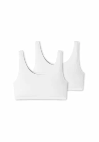 Uncover By SCHIESSER Damen Bustier - Soft Cotton, 2er Pack Weiß 3 Uncover By SCHIESSER Damen Bustier - Soft Cotton, 2er Pack Weiß