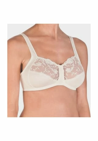 Felina Moments BH, Bügellos, Spitze, Floral, Für Damen 48 VANILLE 3 Felina Moments BH, Bügellos, Spitze, Floral, Für Damen 48 VANILLE