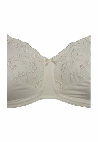 Felina Moments BH, Bügellos, Spitze, Floral, Für Damen 48 VANILLE 5 Felina Moments BH, Bügellos, Spitze, Floral, Für Damen 48 VANILLE – Bild 3