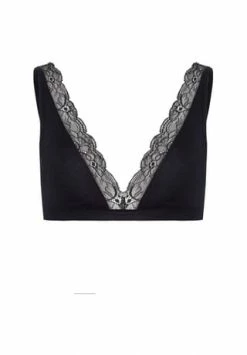 HANRO Soft Cup BH Cotton Lace Black