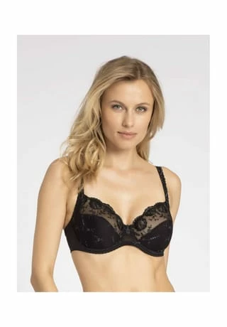 Damen Bügel-BH, 3-teilig Provence CONTURELLE Felina Damen Bügel-BH, 3-teilig Provence Schwarz -SCHIESSER Shop unnamed file 649