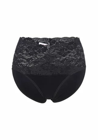 Nina Von C. Taillen Slip 3er Pack Fine Cotton Schwarz 3 Nina Von C. Taillen Slip 3er Pack Fine Cotton Schwarz