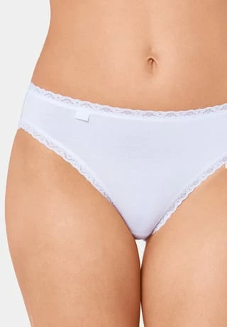 Sloggi Tai Slip 6er Pack 24/7 Cotton Lace Weiß 4 Sloggi Tai Slip 6er Pack 24/7 Cotton Lace Weiß – Bild 2