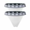 CHIARA FERRAGNI Damen String 2er Pack - Brief, Cotton Stretch, Logobund, Uni Weiß 2 CHIARA FERRAGNI Damen String 2er Pack - Brief, Cotton Stretch, Logobund, Uni Weiß -SCHIESSER Shop unnamed file 966