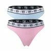 CHIARA FERRAGNI Damen String 2er Pack - Brief, Cotton Stretch, Logobund, Uni Rosa/Hellblau 1 CHIARA FERRAGNI Damen String 2er Pack - Brief, Cotton Stretch, Logobund, Uni Rosa/Hellblau -SCHIESSER Shop unnamed file 995