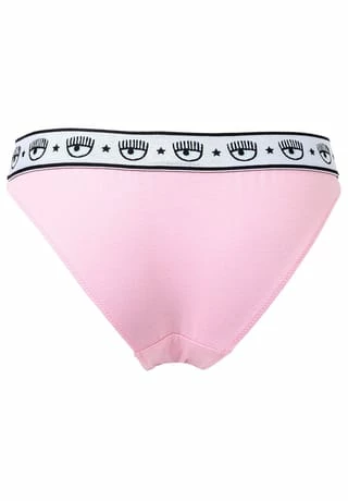 CHIARA FERRAGNI Damen String 2er Pack - Brief, Cotton Stretch, Logobund, Uni Rosa/Hellblau 5 CHIARA FERRAGNI Damen String 2er Pack - Brief, Cotton Stretch, Logobund, Uni Rosa/Hellblau – Bild 3