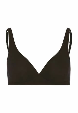 HANRO Cotton Sensation Schalen-BH, Triangel-Form, Bügellos, Für Damen 0019/BLACK 2 HANRO Cotton Sensation Schalen-BH, Triangel-Form, Bügellos, Für Damen 0019/BLACK